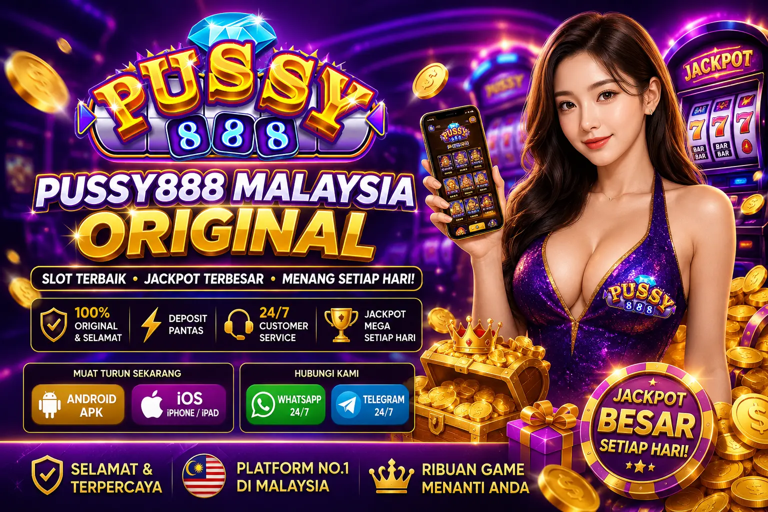 Banner Pussy888 Malaysia Original